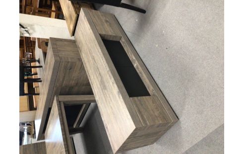 MEUBLE TV 4 PORTES MODERNE NOIR