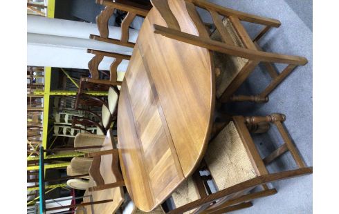 TABLE CHENE MOYEN AVEC ALLONGE