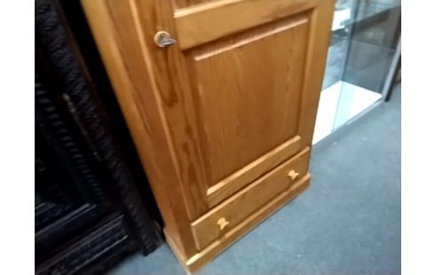 BONNETIERE Pin 1 porte 1 tiroir avec cle