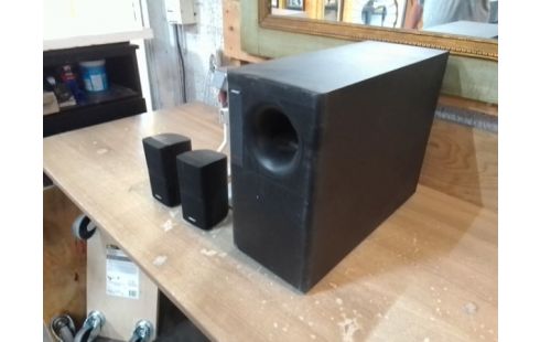 ENCEINTE BOSE + CAISSON DE BASSE