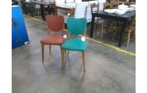 CHAISE VINTAGE DOSSIER COEUR L'UNITE