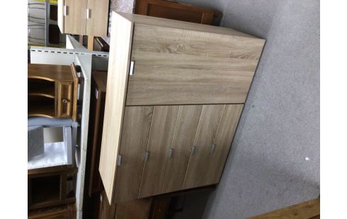 MEUBLE COULEUR CHENE CERUSE 1 P 5 TIROIRS