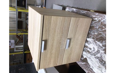 CHEVET COULEUR CHENE CERUSE 2 TIROIRS