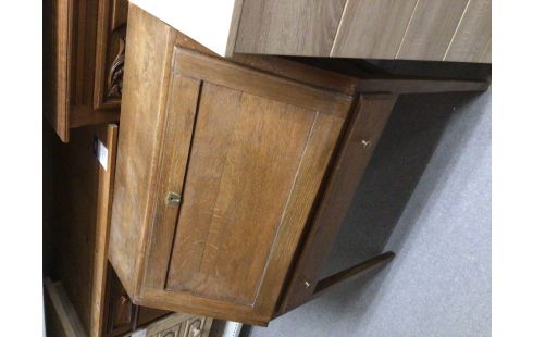 SECRETAIRE 1 BATTANT 1 TIROIR CHENE