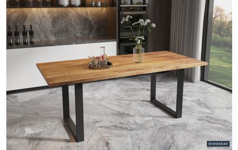 Table Nicola 200cm rectangulaire bois de manguier 51520