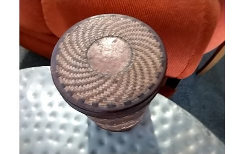 BOITE Metal recouverte de cuir