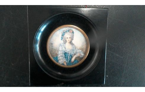 MINIATURE 19 EME SIGNEE G.DUVIVIER