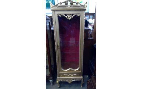 VITRINE KAST GOUD/SLEUTEL