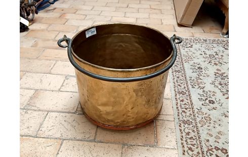 CHAUDRON cuivre jaune