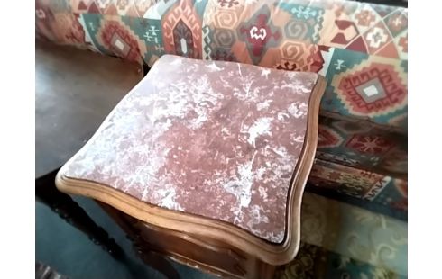 CHEVET ANCIEN BOIS MARBRE