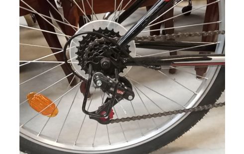 VELO VTT ROUGE 6 VITESSES MTB30