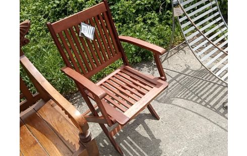 CHAISE PLIABLE BOIS EXOTIQUE LOT 4