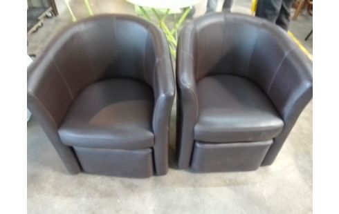 FAUTEUIL CABRIOLET + POUF L'UNITE