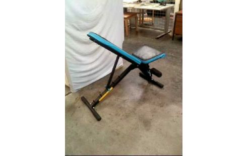 HANTELBANK SCHWARZ BLAU <JX FITNESS>