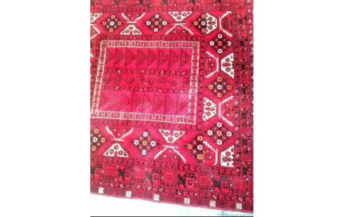 TEPPICH AFGHAN. ROTTÖNE MUSTER 2,40*1,47