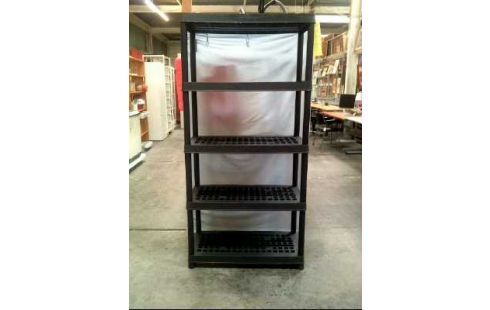 REGAL KUNSTSTOFF 5-EBENEN SCHWARZ