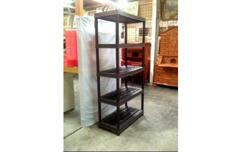 REGAL KUNSTSTOFF 5-EBENEN SCHWARZ