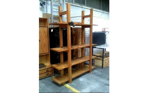 REGAL HOLZ DUNKEL 4-EBENEN GROß