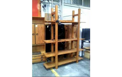 REGAL HOLZ DUNKEL 4-EBENEN GROß