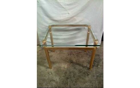 MESA SOFÁ LATÓN VASO