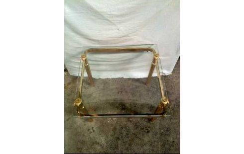 MESA SOFÁ LATÓN VASO