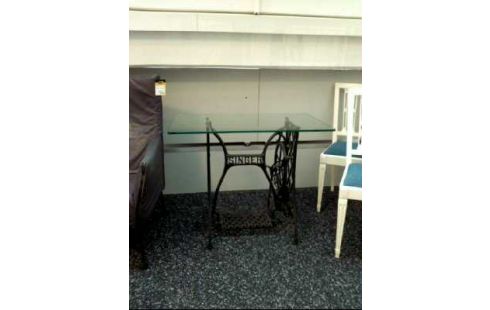 NÄHMASCHINENTISCH <SINGER> GLASPLATTE