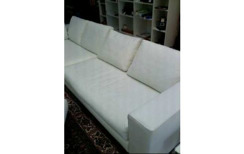 ECKSOFA 3-TEILIG <MINOTTI> WEIß LEDER