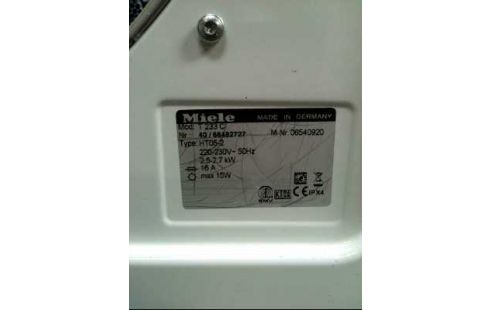 TROCKNER <MIELE NOVOTRONIC T233C>