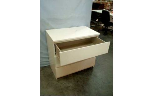 KOMMODE 3 SCHUBLADEN WEIß HOLZ