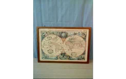 DRUCK I.R. WELTKARTE ANTIK