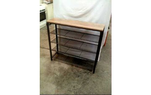 REGAL METALL <VASAGLE> HOLZ 5-EBEN.