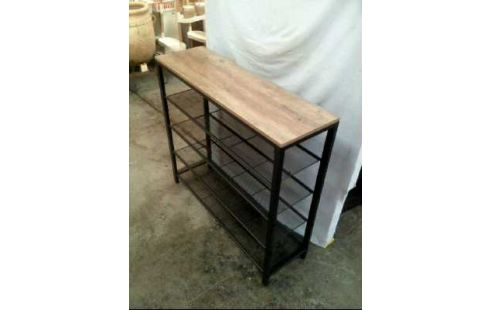 REGAL METALL <VASAGLE> HOLZ 5-EBEN.