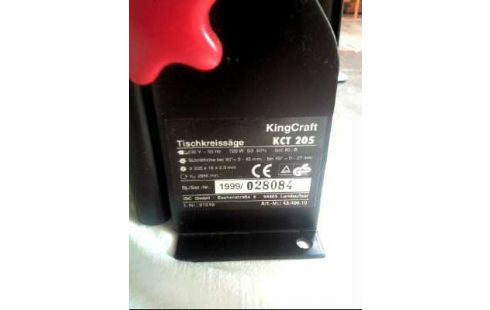 TISCHKREISSÄGE ELEKTR. <KING-CRAFT> KCT-205