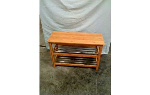 SCHUHREGAL HOLZ METALL 3-EBEN.