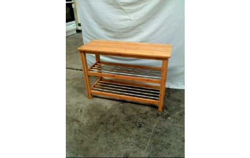 SCHUHREGAL HOLZ METALL 3-EBEN.