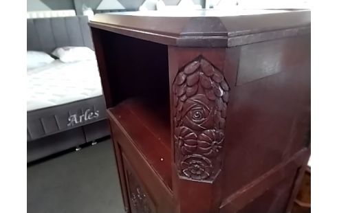 MEUBLE D'APPOINT 1 PORTE NICHE STYLE ART DECO