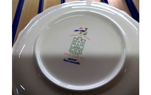 ASSIETTE DECO GIEN OISEAU