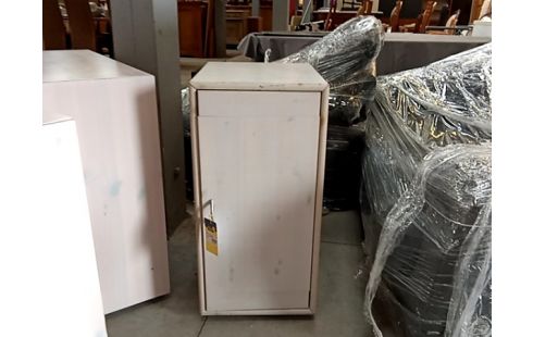 MEUBLE ceruse blanc 1 porte