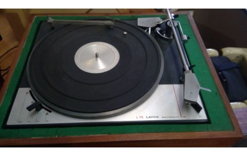 PLATINE VINYLE LENCO L 75 EN L'ETAT