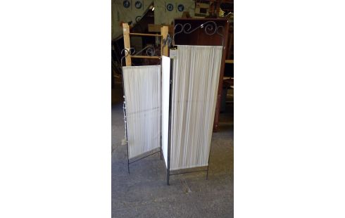 PARAVENT METAL/TISSU