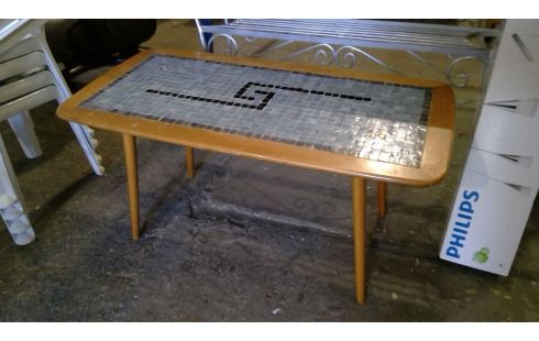 TABLE BASSE MOSAIQUE VINTAGE