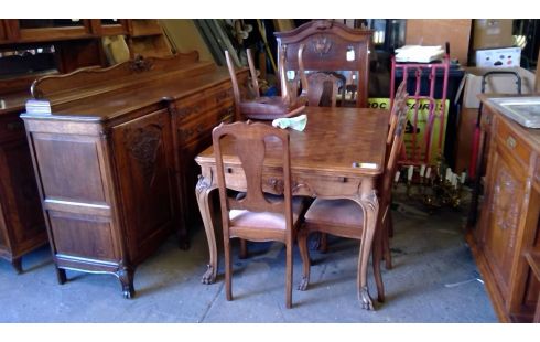 SALLE A MANGER LOUIS XV TABLE/CH/DRESS/VITRINE