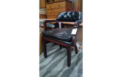 BÜROSTUHL 1 ENGLISCH LEDER