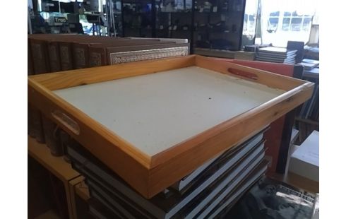 PLATEAU BOIS ET BLANC