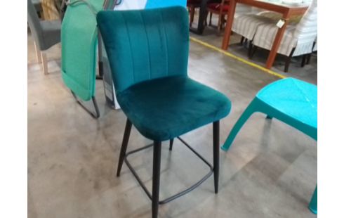 TABOURET DE BAR BLEU TURQUOISE