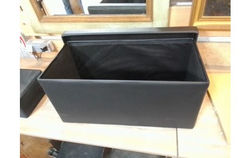 POUF COFFRE SIMILI CUIR