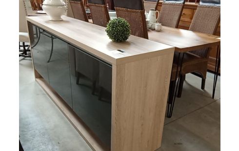 DRESSOIR MODERNE 3 PORTES STRATIFIE CLAIR