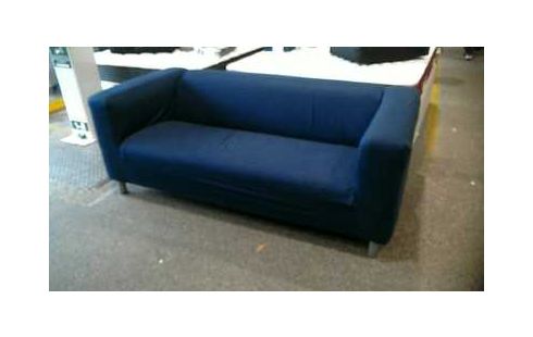 SOFA IKEA BLAU MIT ABNEHMBAREN BEZUG