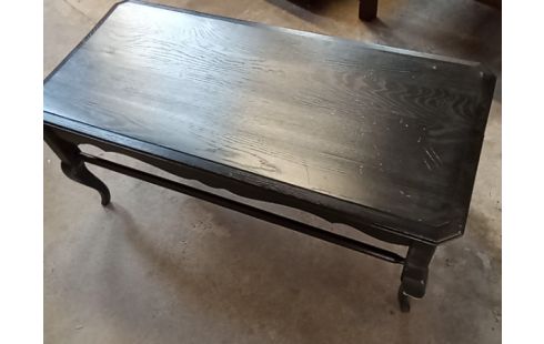 TABLE BASSE PATINEE NOIRE
