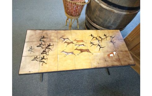 TABLE BASSE VINTAGE FLAMAND